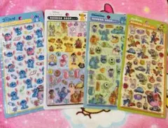 【正規品】ディズニー ボンボンドロップシール 4枚セット