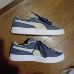 PUMA SUEDE スニーカー ネイビー 22.5cmのサムネイル