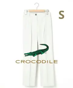 【新品・未使用】クロコダイルレディス　センタープレス タック パンツのサムネイル