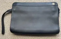 値下げ！！！　dunhill クラッチバッグ セカンドバッグ ブラック