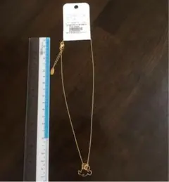 新品未使用　ミニーネックレス　ゴールド