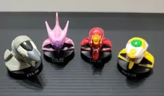エヴァンゲリオン　ボトルヘッドフィギュア　4体
