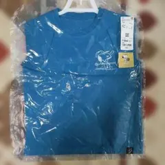 ユニクロ　PEANUTS ピーナッツ　スヌーピー　半袖 Tシャツ 110　ブルー