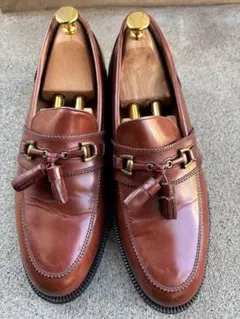 Yves Saint Laurent タッセルローファー ブラウン　25.5