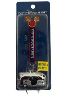 初代リゾートクルーザー付きストラップ　キーホルダー　ディズニーリゾート