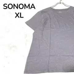 【一点物】SONOMA ソノマ 半袖 Tシャツ グレー系 XL 海外古着のサムネイル