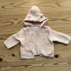 baby GAP フード付きカーディガン 3-6ヶ月