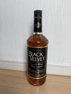 【未開栓・古酒】ブラックベルベット デラックス 1L カナディアンウイスキーのサムネイル