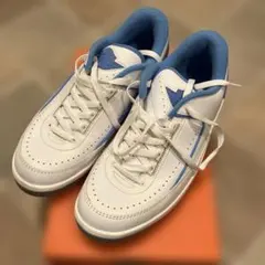 NIKE エアジョーダン2 ホワイト/ブルー スニーカー