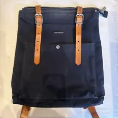 【希少激レア】marimekko EPPU オールレザー リュック バックパック マリメッコ marimekko Eppu Backpack （Black） -ファッション