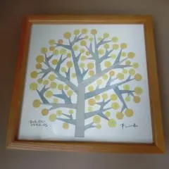 バーズワーズ アートポスター 20cm TREE OF HOPE 木製額付き