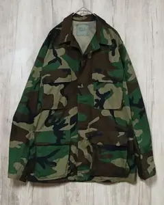 美品 89年 米軍実物 ウッドランドカモ BDU X-SMALL-REGULARのサムネイル