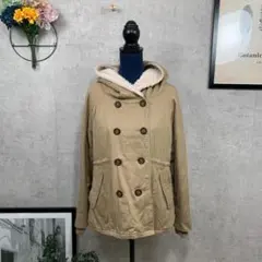 ☆美品古着☆CLEF DE SOL ★ ジャンパー M ベージュ 綿100％のサムネイル