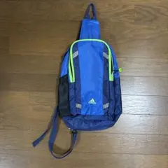 adidas ボディバッグ ワンショルダー ブルー　古着　　90sのサムネイル