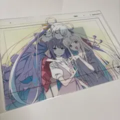 超かぐや姫！ ラフ原画 アクリルパネル 月見ヤチヨ 酒寄彩葉 かぐや 2