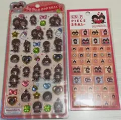 国内正規品 もんちっち Monchhichi うるちゅる タイル 2点セット