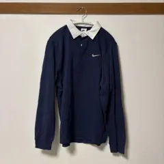 Nike ネイビー ラガーシャツ ポロシャツ XL