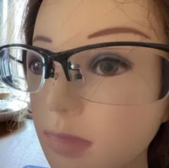 PREMIX 日本製 鯖江製 メタルフレーム 軽量 スクエアメガネ