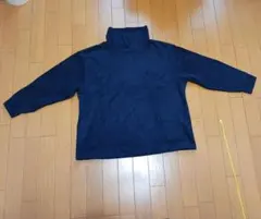 UNIQLO ユニクロ　ソフトニットフリースリブハイネックT