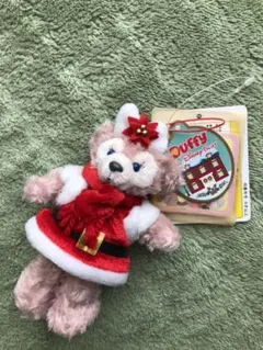 新品タグ付き♡ダッフィー シェリーメイ ストラップ ぬいぐるみバッジ