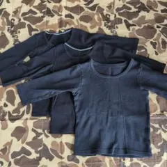 長袖インナー　90 　3枚セット　ユニクロ、しまむら