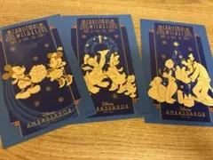 ディズニーアンバサダー ポストカード 3枚セット