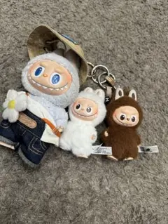 LABUBU THE MONSTERS ぬいぐるみ マスコット 3点セット