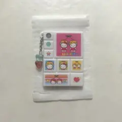 シークレットタイルシール風ミニミラー むねきゅん平成女児アイテム ハローキティ