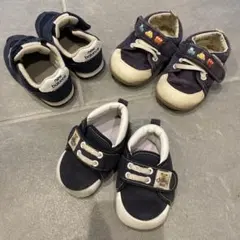 【値下げ中】ベビーシューズ 3足セット 12.5cm 13.5cm まとめ売り