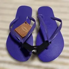 新品未使用 Havaianas ビーチサンダル パープル 35-36のサムネイル
