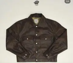 osolo connectionヴィーガンレザートラッカージャケット