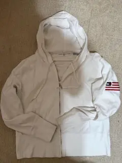 TOMMY HILFIGER ジップアップパーカー ホワイト XLのサムネイル
