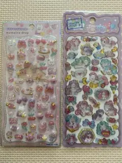 【正規品】プチドロップステッカー ももいろドロップ 3Dジュエルシール