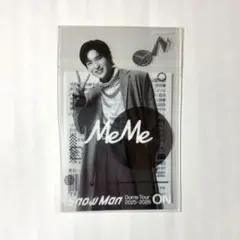 目黒蓮 Snow Man Dome Tour ON クリアステッカー②