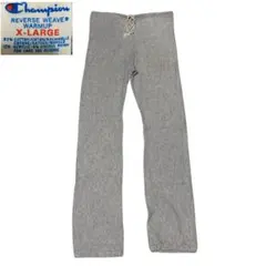 80s チャンピオン トリコタグ リバースウィーブ スウェットパンツ XLグレー
