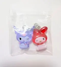 サンリオ なかよしドロップチャーム マイメロディ クロミ ガチャ キーホルダー