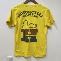 スヌーピー ビンテージ Tシャツ イエロー