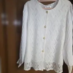 Meeilan SHIRT FASHION レース ブラウス ホワイト