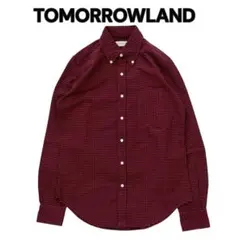 新品未使用　TOMORROWLAND ギンガムチェック ボタンダウンシャツのサムネイル