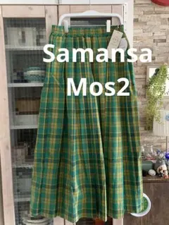 Samansa Mos2 サマンサモスモス　柄アソートプリーツスカートのサムネイル