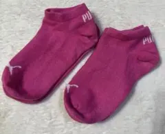 PUMA ピンク ショートソックス2足セットのサムネイル