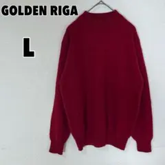 ♥GOLDEN RIGA♥ (L) カシミヤ100% ハイネック ニット