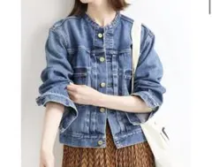 IENA ☆リメイクタックデニムジャケット ☆38☆美品