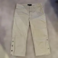 【値下げ】INDIVI ベージュ クロップドパンツ 36