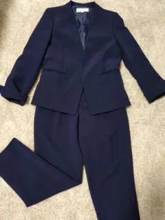 ロペピクニック　ネイビー パンツスーツ 上下セット　サイズ36 小柄さん　美品