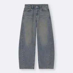 バレルレッグジーンズ Sサイズ 67BLUE