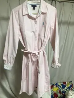POLO シャツワンピース ピンク