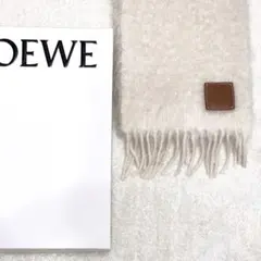 LOEWE ロエベ スカーフ（モヘア＆ウール） マフラー ホワイト（アイボリー）