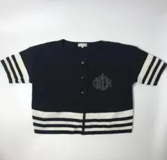 Christian Dior 半袖カーディガン M ブラック