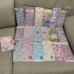 正規品 新作 サンリオ ボンボンドロップシール 文字 全8種 もじぼん